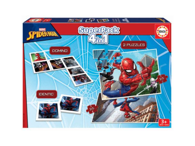 SUPERPACK 4 EN 1 SPIDERMAN...