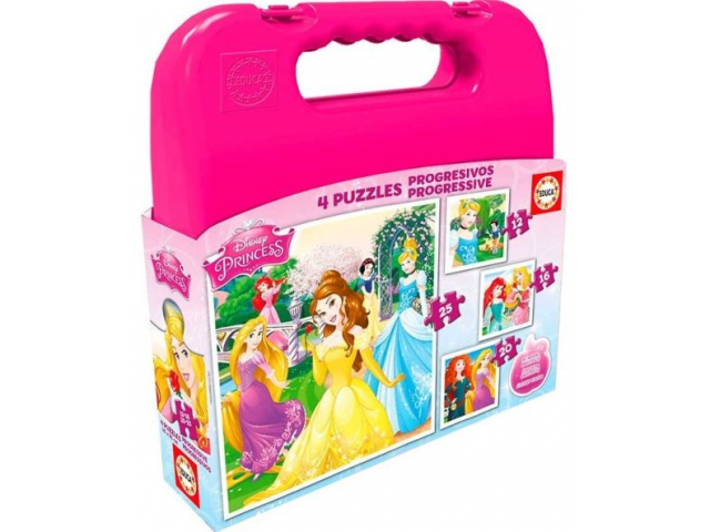 PRINCESAS DISNEY 4 PUZZLES...