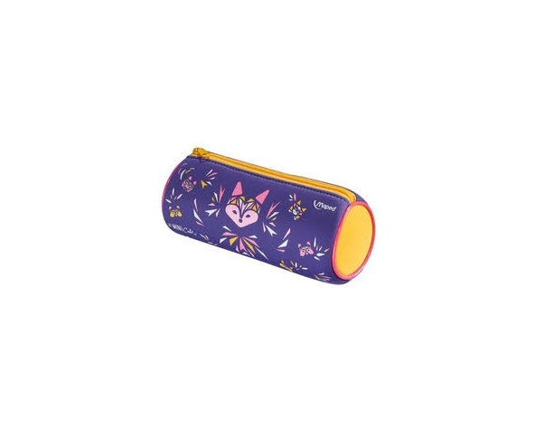 PORTATODO REDONDO NEOPRENO MORADO MINI CUTE MAPED