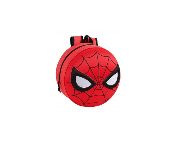 Mochila Redonda spiderman 31x31x10cm