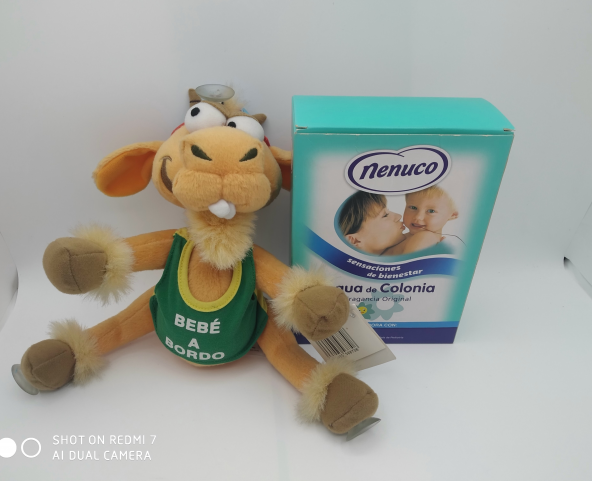 Pack colonia Nenuco 400 ml+ peluche bebé a bordo