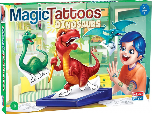 Juego tatuajes dinosaurios