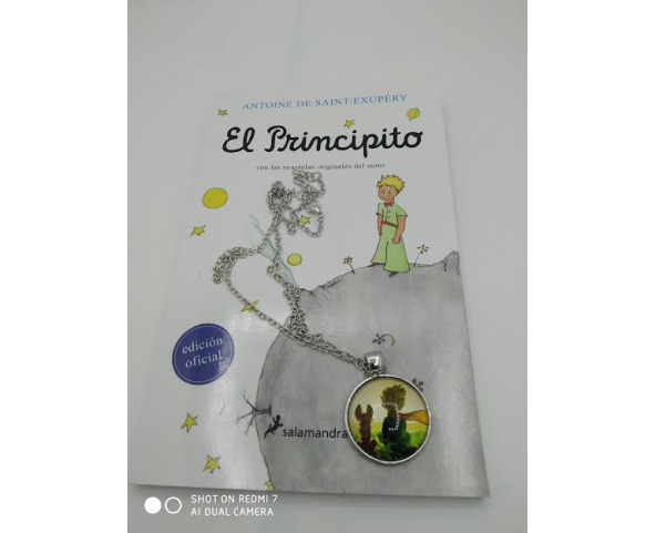 LIBRO "EL PRINCIPITO"CON COLGANTE